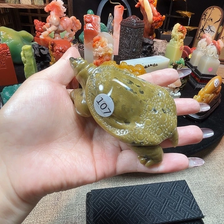 昌化石印石花坑石