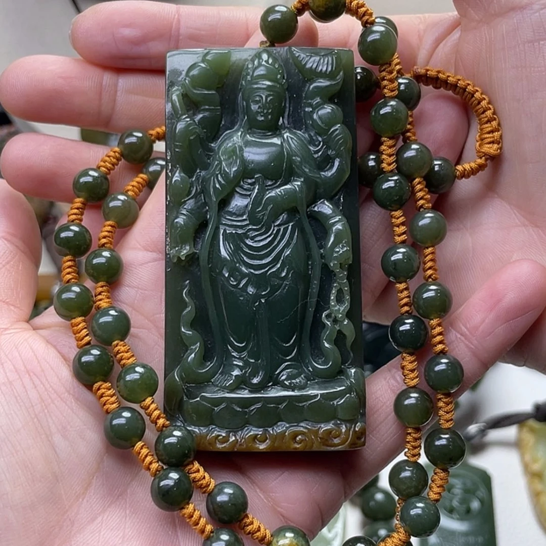 【闪购商品】和田玉挂件未镶嵌老*