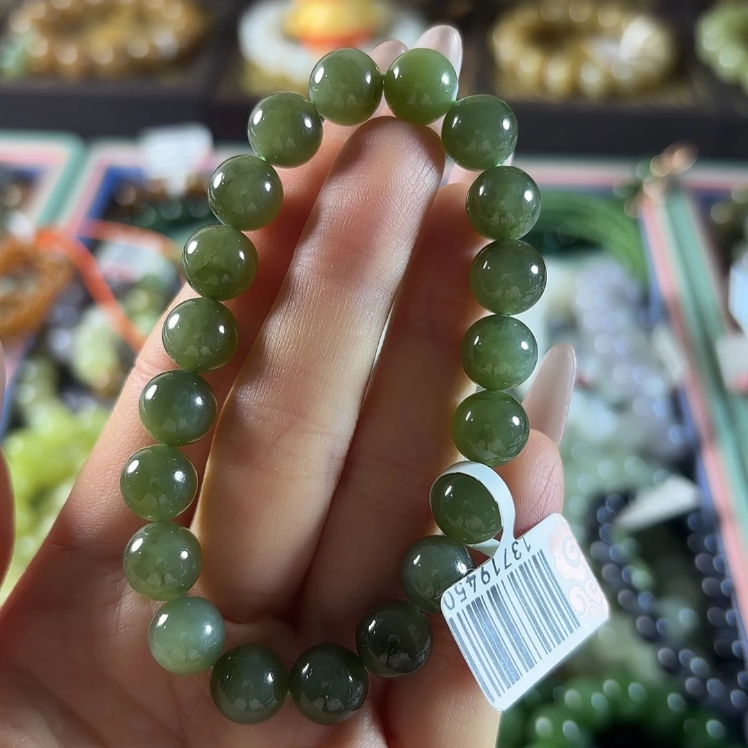 和田玉未镶嵌手链13