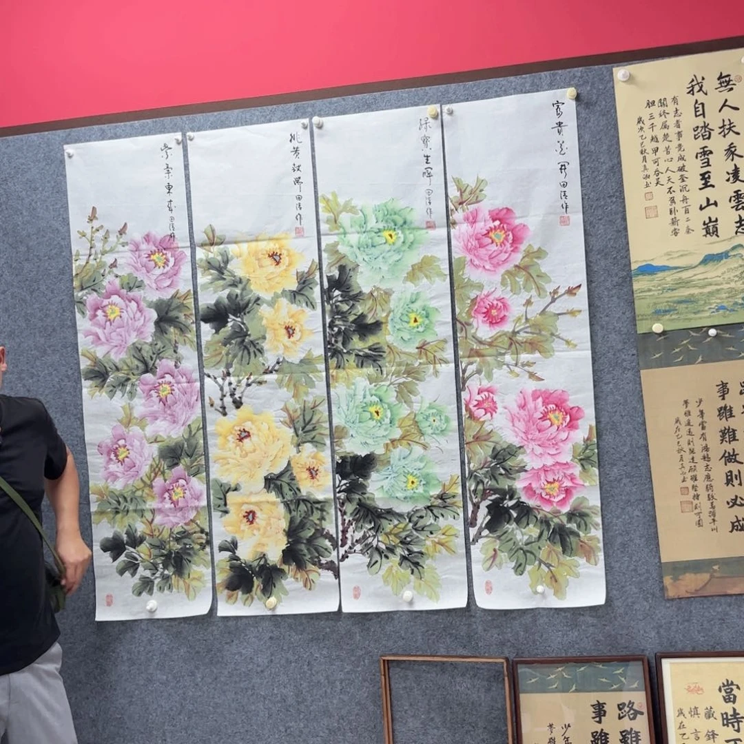 国画国画作品多次