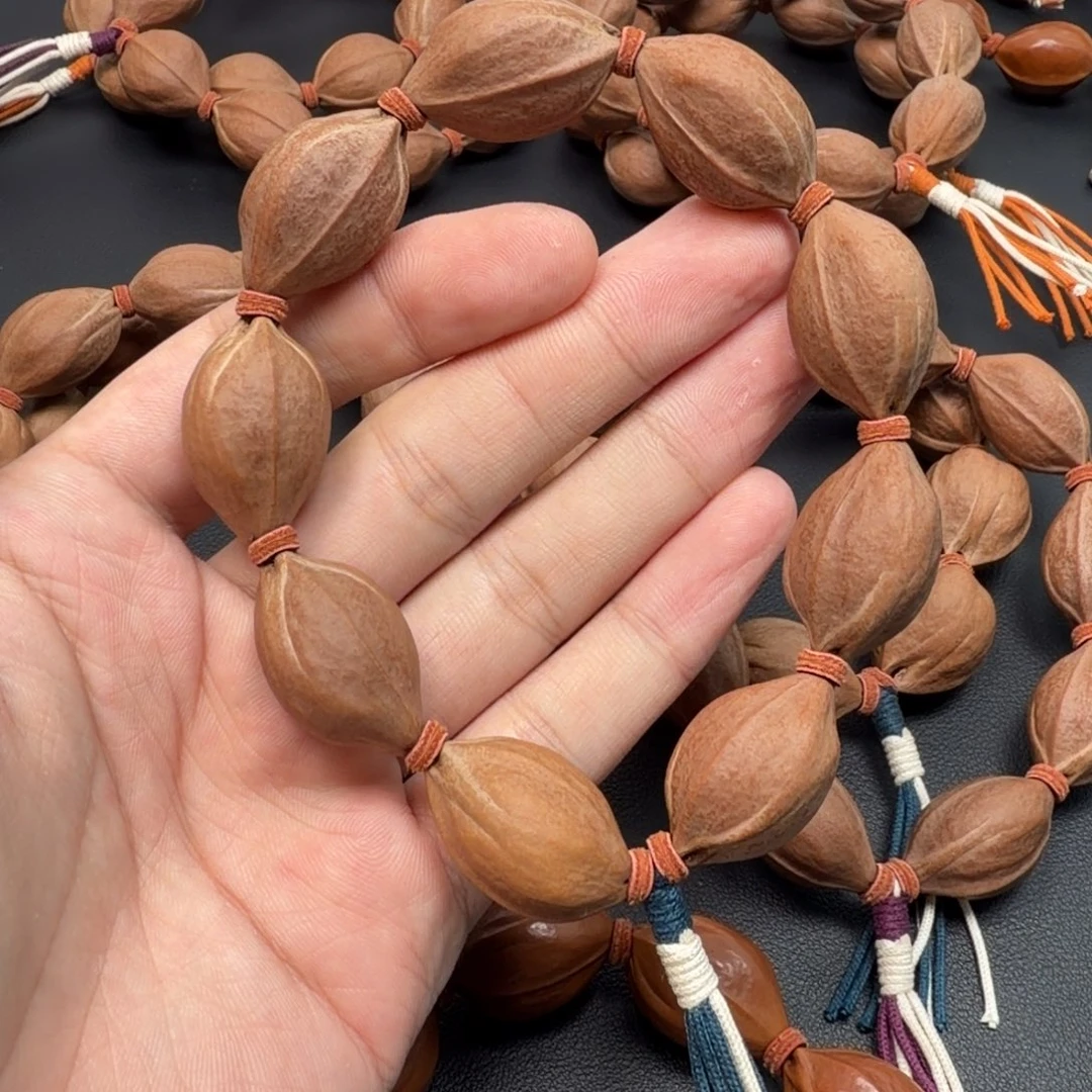 橄榄核手串20/30。梅林铁核 放漏