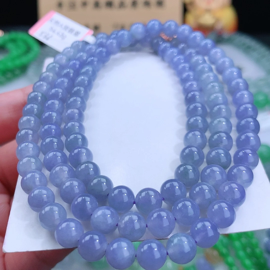 翡翠手链未镶嵌卡6.5mm