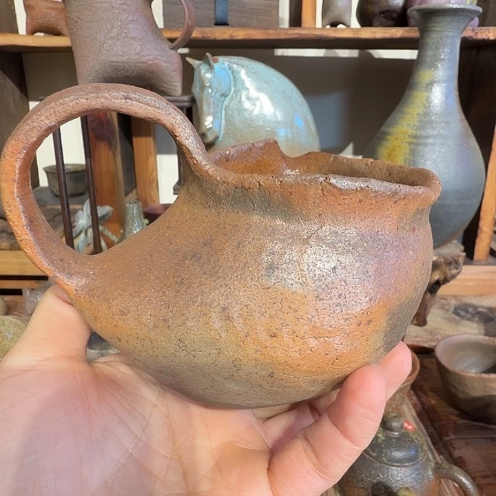 知***乐柴烧公道杯手作大号