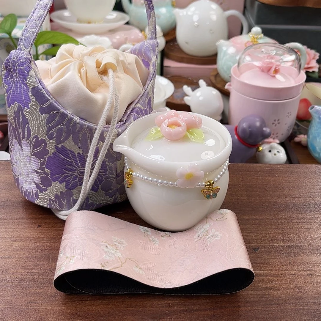 瓷片精美茶具孤品捡漏局