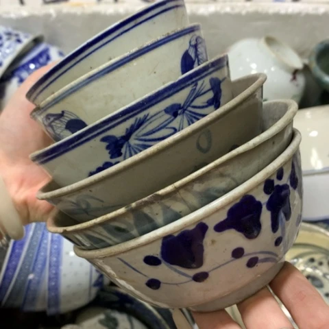 陶瓷夏***法民俗老物件瓷器