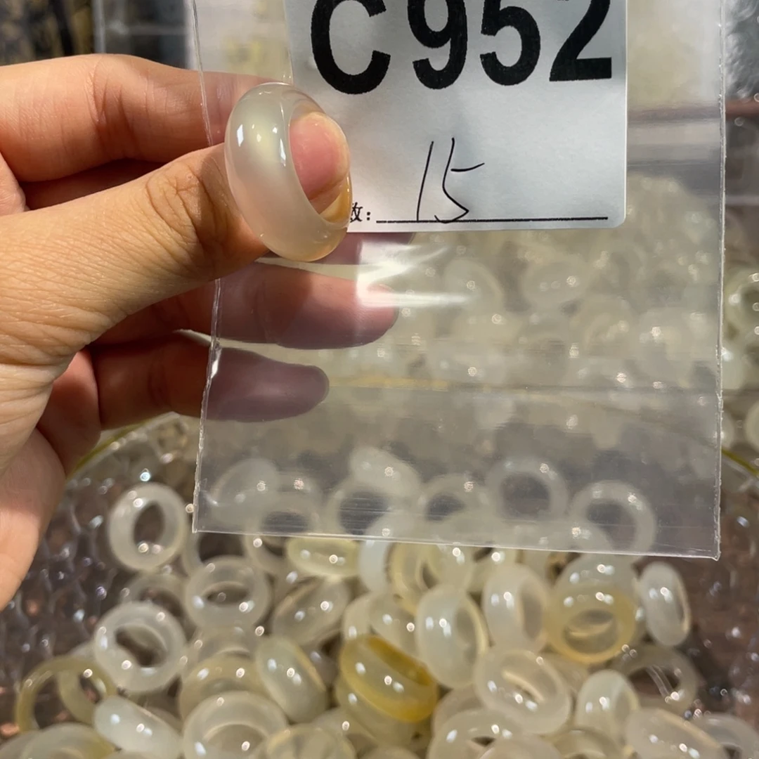 玛瑙/玉髓未镶嵌戒指952