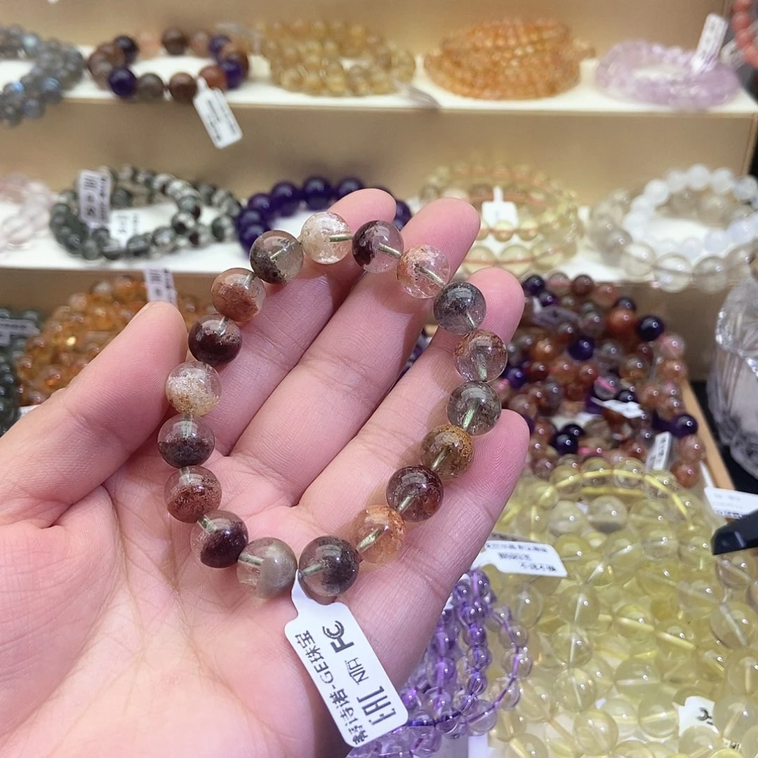 水晶手链未镶嵌四季幽灵聚宝盆11+