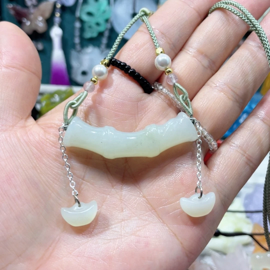 【闪购商品】未镶嵌岫玉颈饰23吊坠