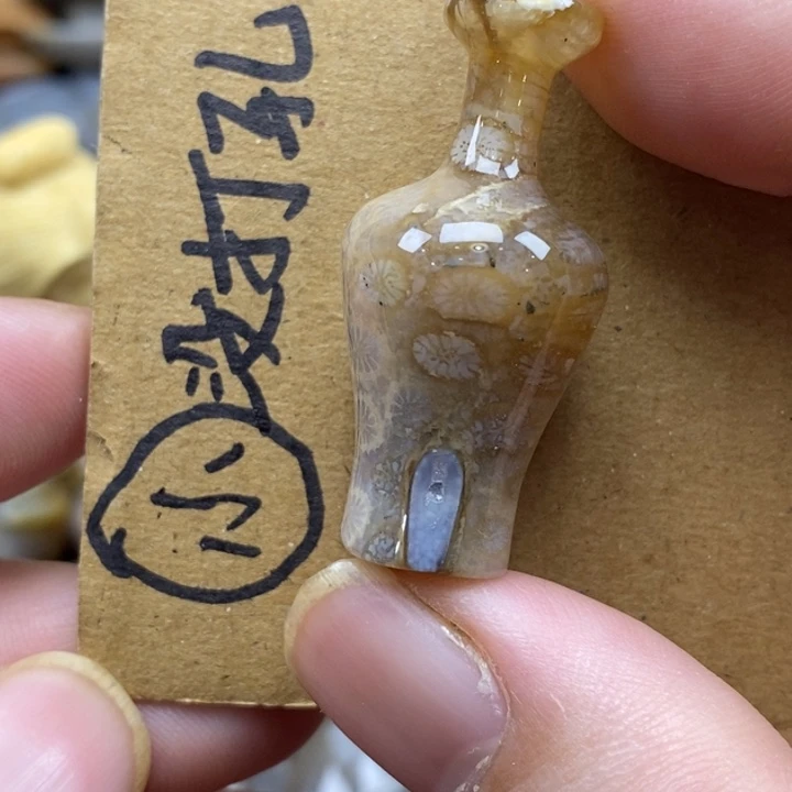 硅化珊瑚（珊瑚玉）未镶嵌颈饰