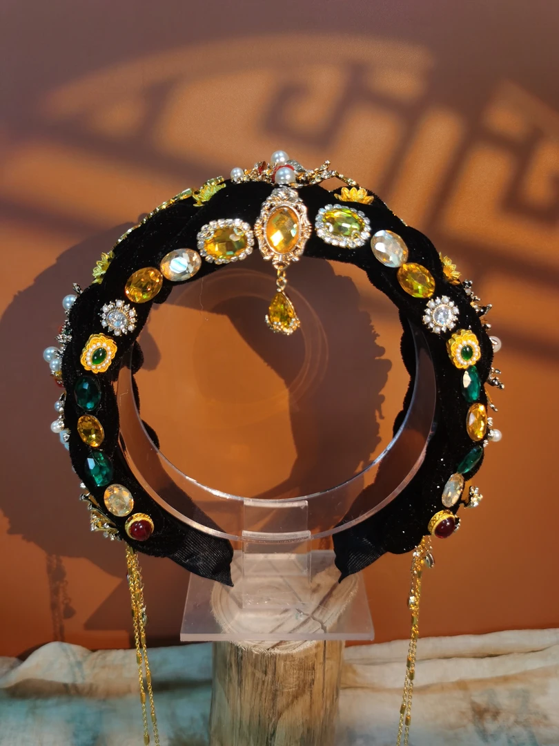 【甄嬛】原创自制手作新中式国风高颅顶发箍