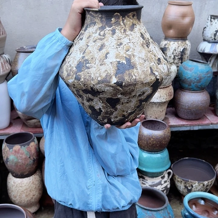 紫砂花盆高度30口径15