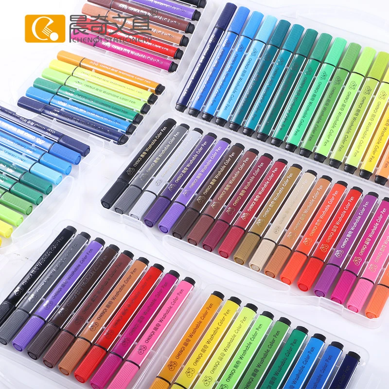 新疆包邮晨奇1201-24色盒装水彩笔