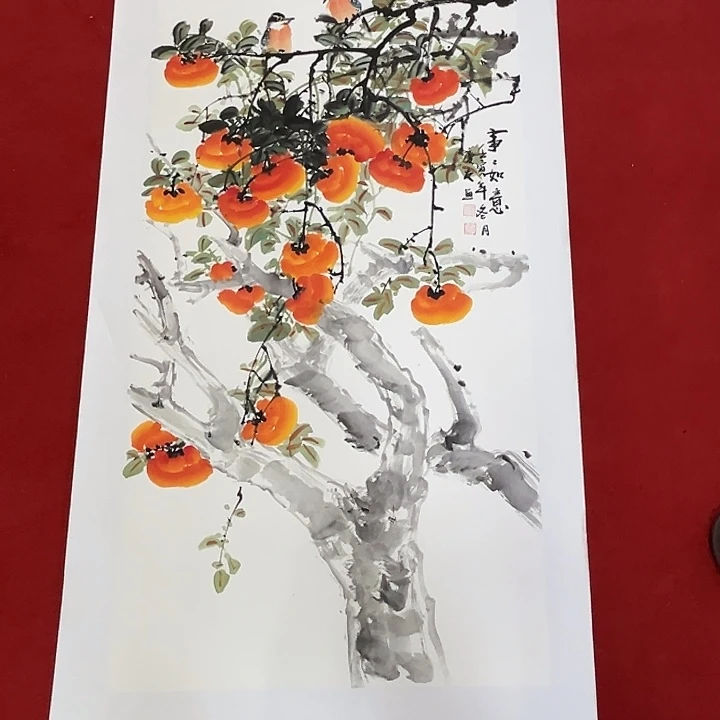 国画国画作品展示会上发表