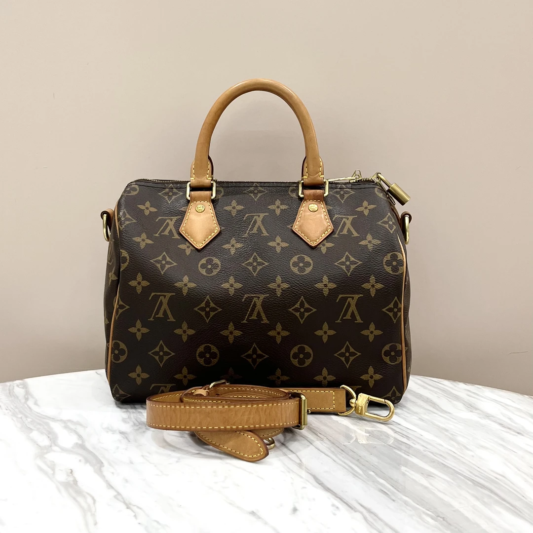 95新 LouisVuitton/路易威登 97新 LV老花sp25肩带款 尺寸约25*23