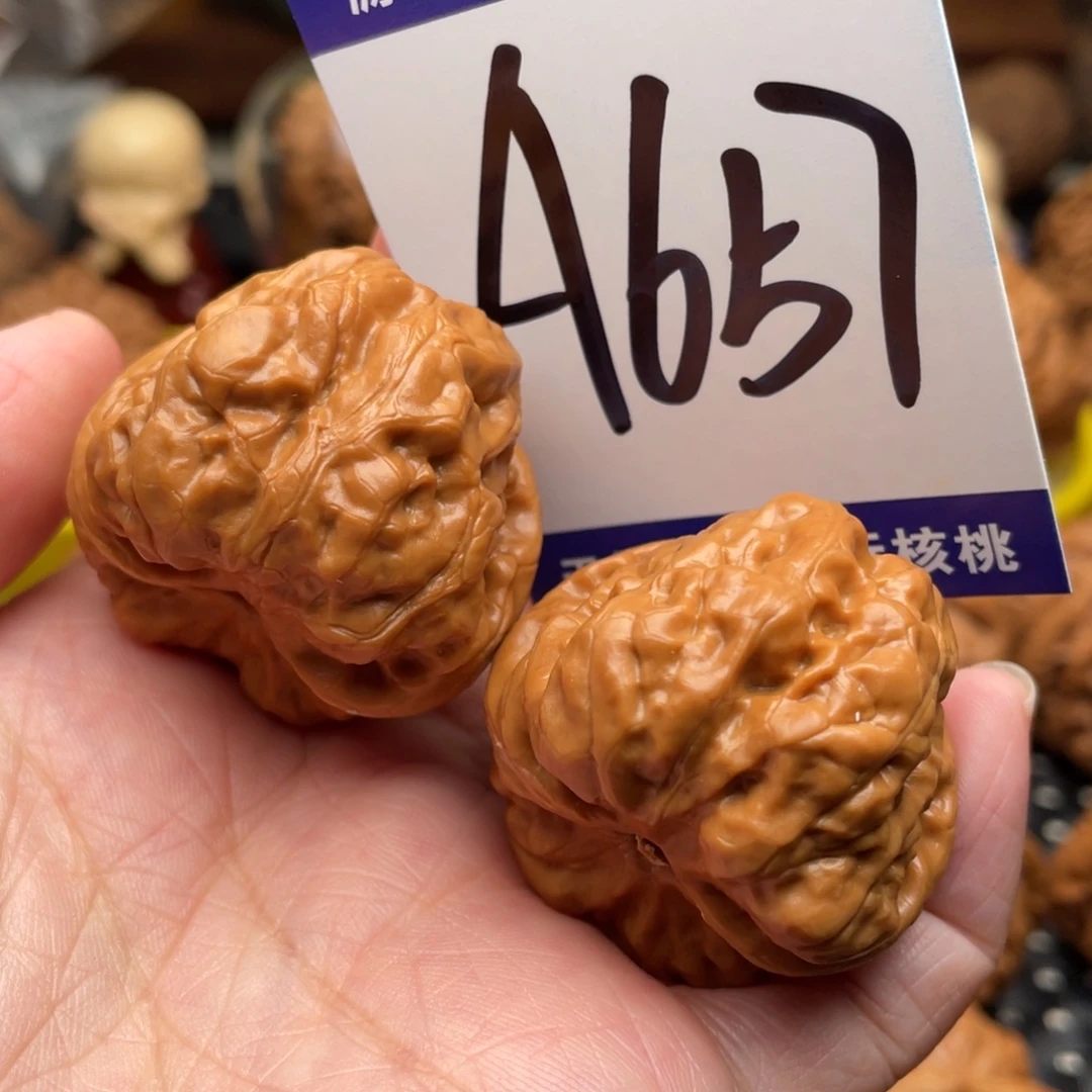 桃核把件蛤蟆头35