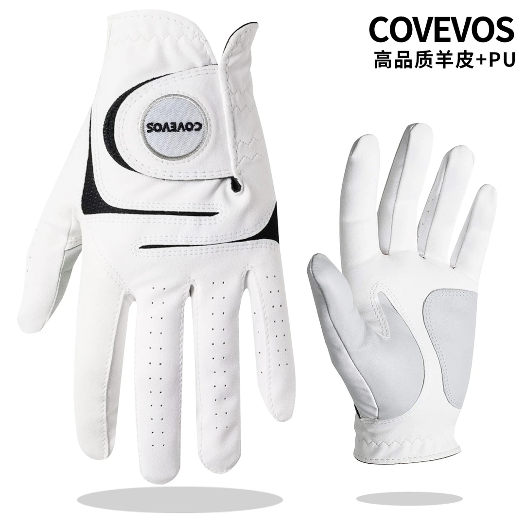 高尔夫手套PU+优质小羊皮柔软防滑，高尔夫手套夏季，高尔夫用品。