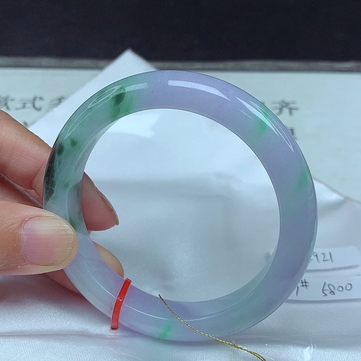 翡翠未镶嵌手镯57圈4921