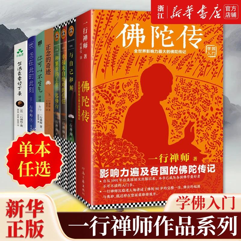 【任选】一行禅师作品系列 佛陀传正念的奇迹与自己和解你可以不