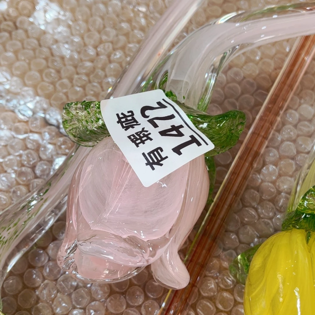 琉璃1472瑕疵 花瓶摆件