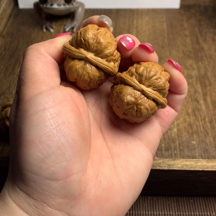 文玩核桃吊坠李*柱青蛙