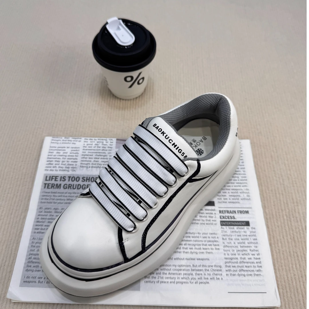 广州男士潮流低跟系带内增高休闲皮鞋夏季ol休闲鞋低帮厚底经典