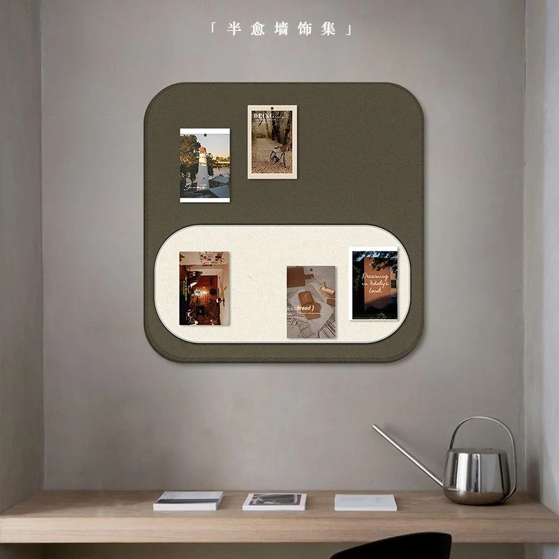 创意软木板照片墙毛毡板背景墙展示板主题墙留言板挂墙幼儿园ins