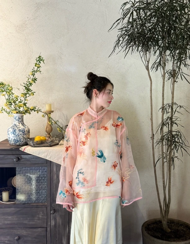 山水一色 | 中式服装 小金鱼