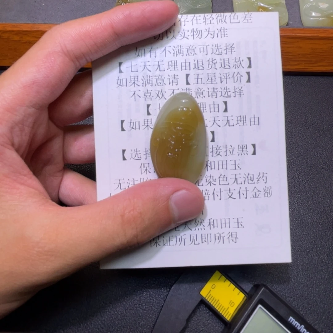 遇***9和田玉未镶嵌颈饰