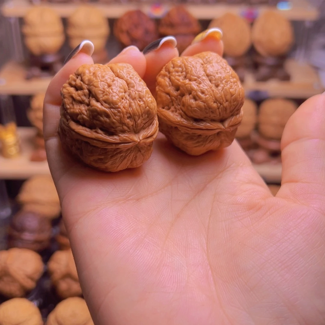 桃核把件平头蟾H50、36……