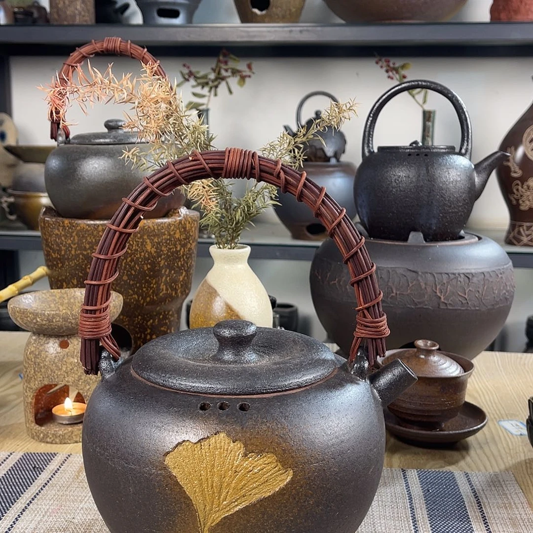 紫砂粗陶实用砂锅