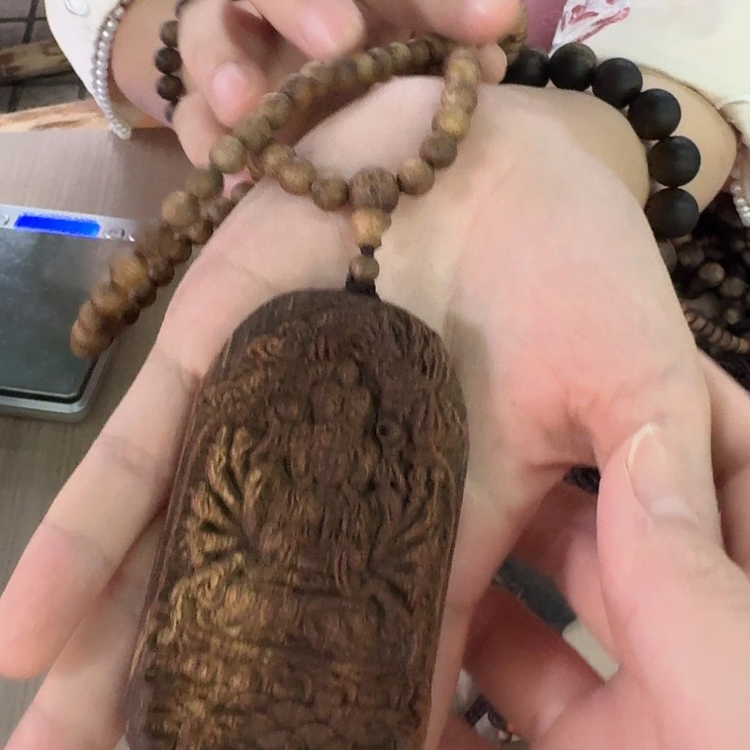 沉香碎屑沉香观音