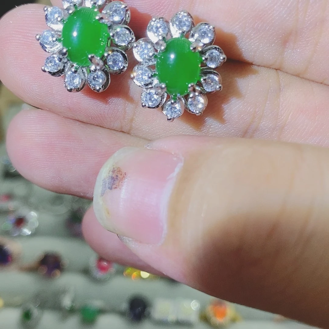 【闪购商品】水晶戒指银S925镶嵌