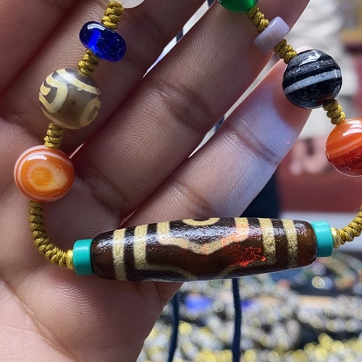 玛瑙/玉髓合金颈饰