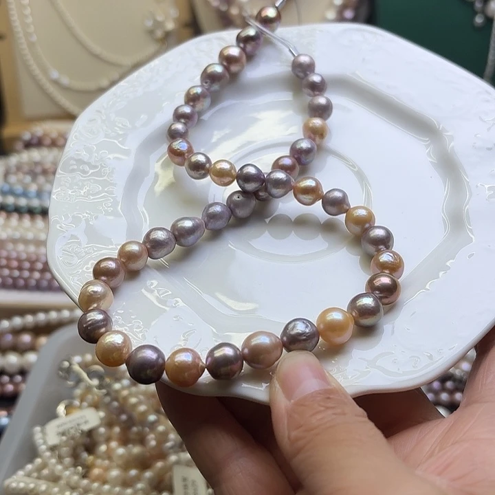 淡水珍珠项链的手链是戒指银S925镶嵌