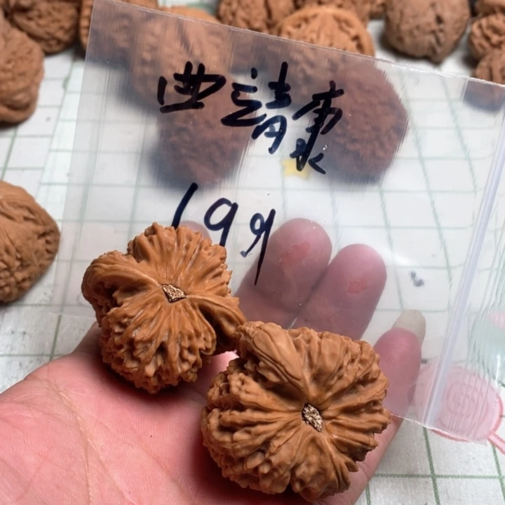 文玩核桃把件曲**.核桃