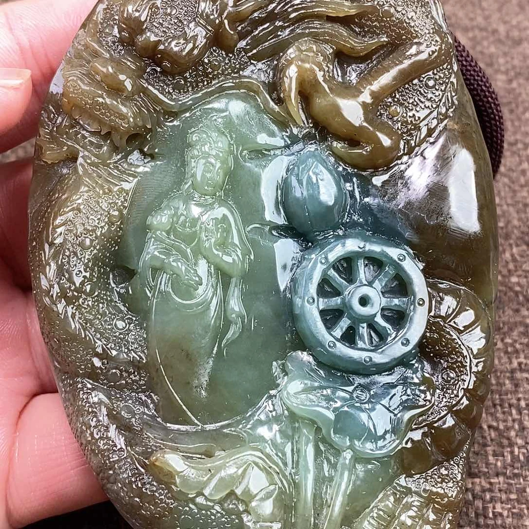 和田玉挂件未镶嵌