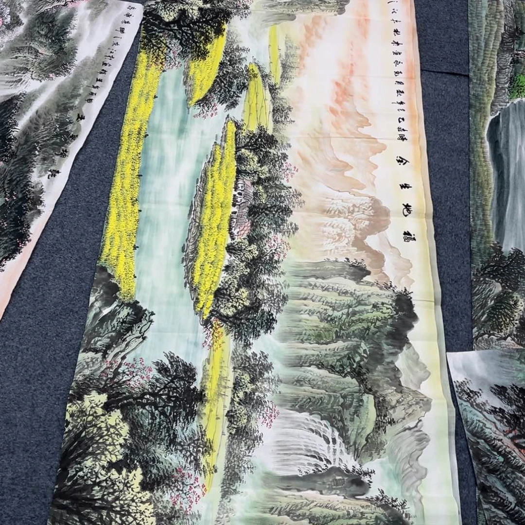 国画宣纸手绘，手工作品