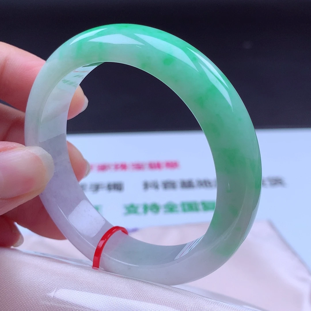 翡翠未镶嵌手镯手镯002075