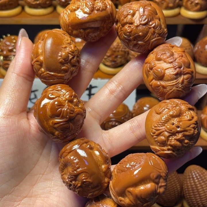 橄榄核手串/手链龙财神手持
