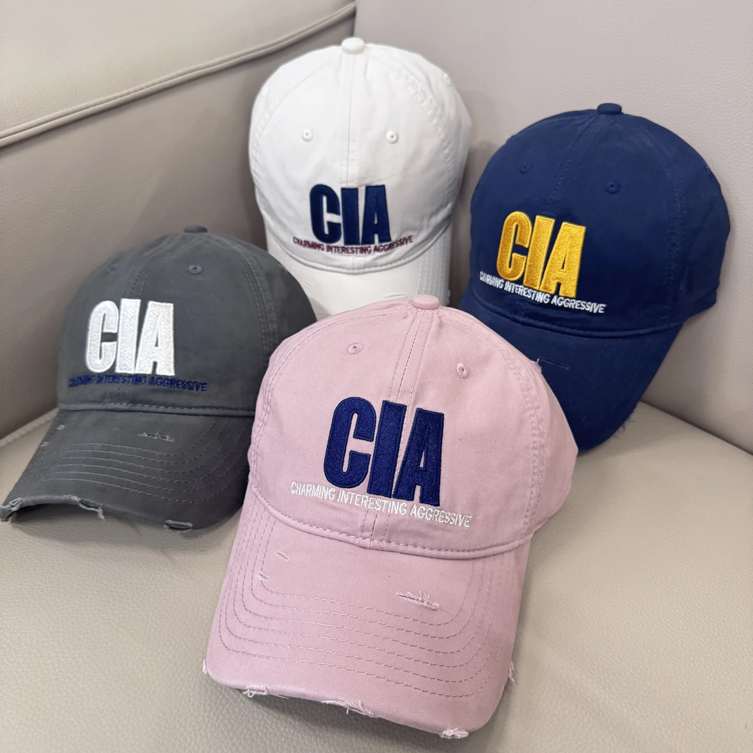 BINFU 日常搭配男女同款帽子 鸭舌帽 休闲刺绣字母棒球帽