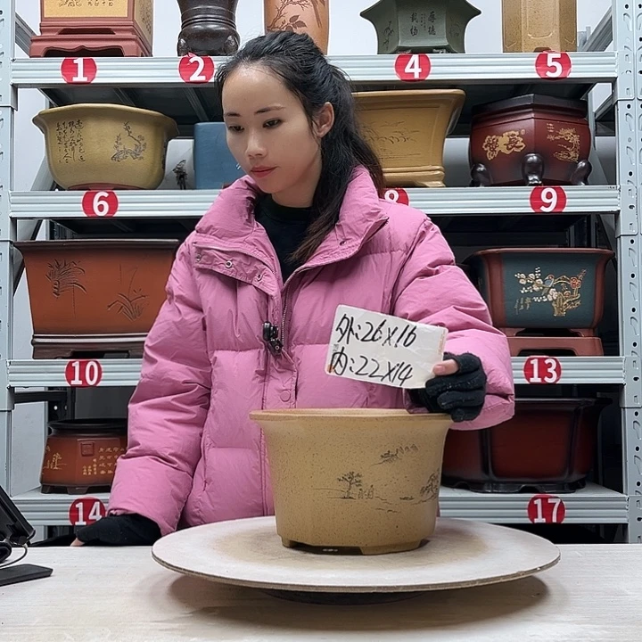 紫砂花盆紫砂花盆