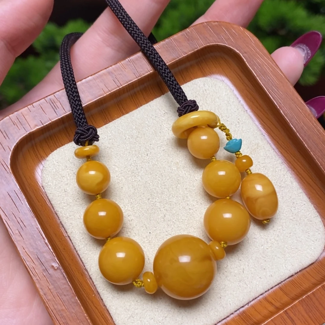 【闪购商品】蜜蜡颈饰未镶嵌项链