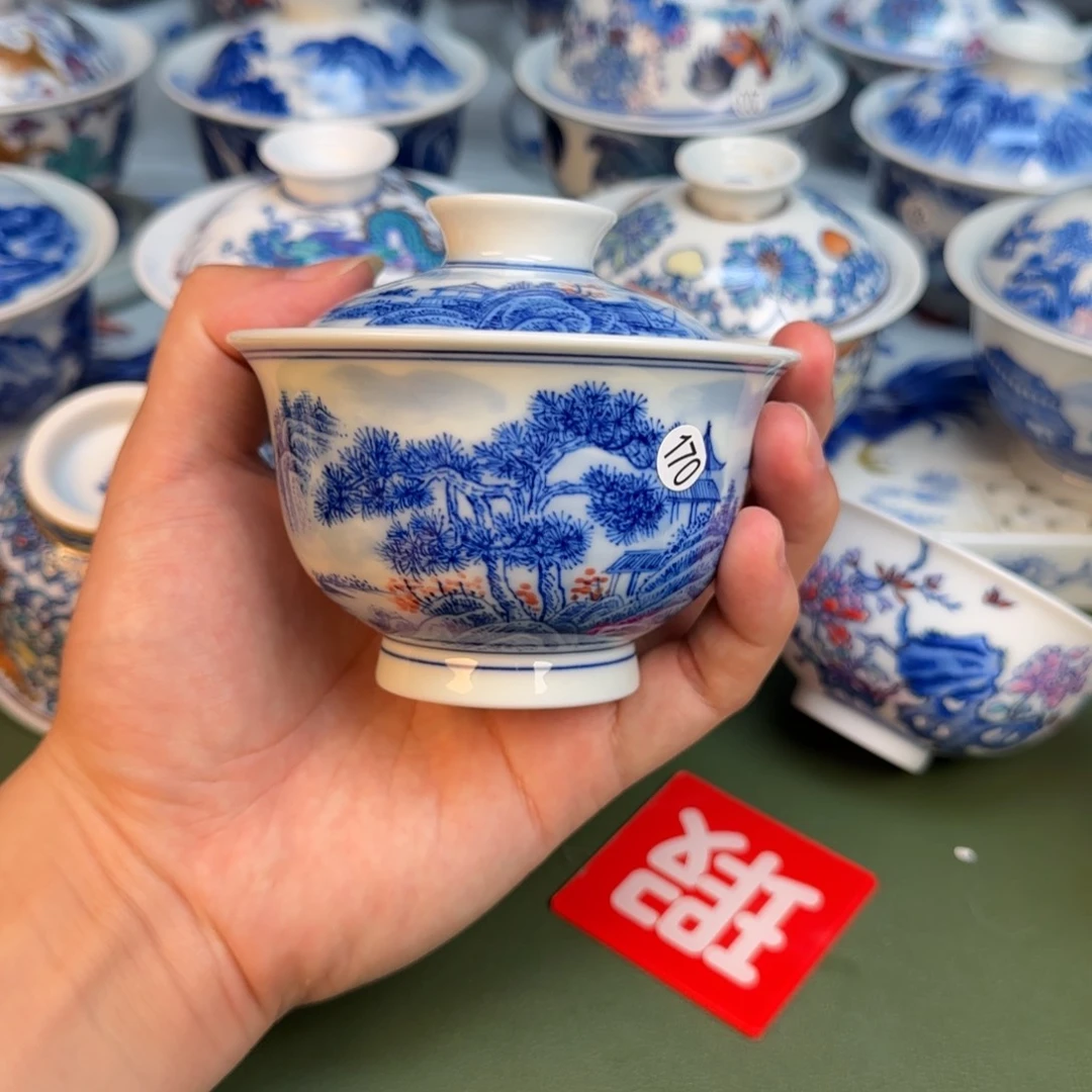 彦祖纯手工手绘茶具170