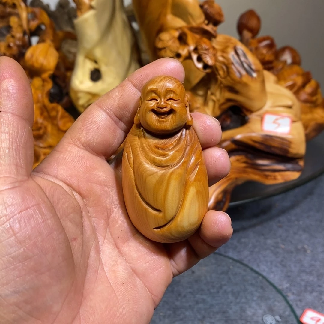 柏木（崖柏）木雕工艺品摆件家居装饰手把件