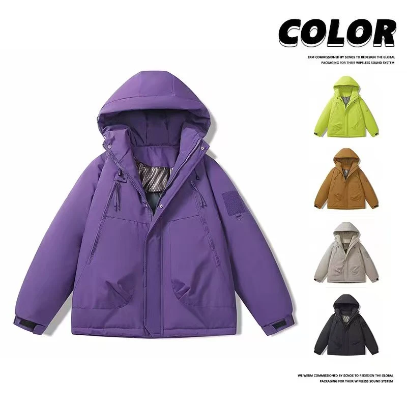 【玫瑰故事棉衣版】男女同款升级石墨烯加厚保暖连帽情侣棉衣890