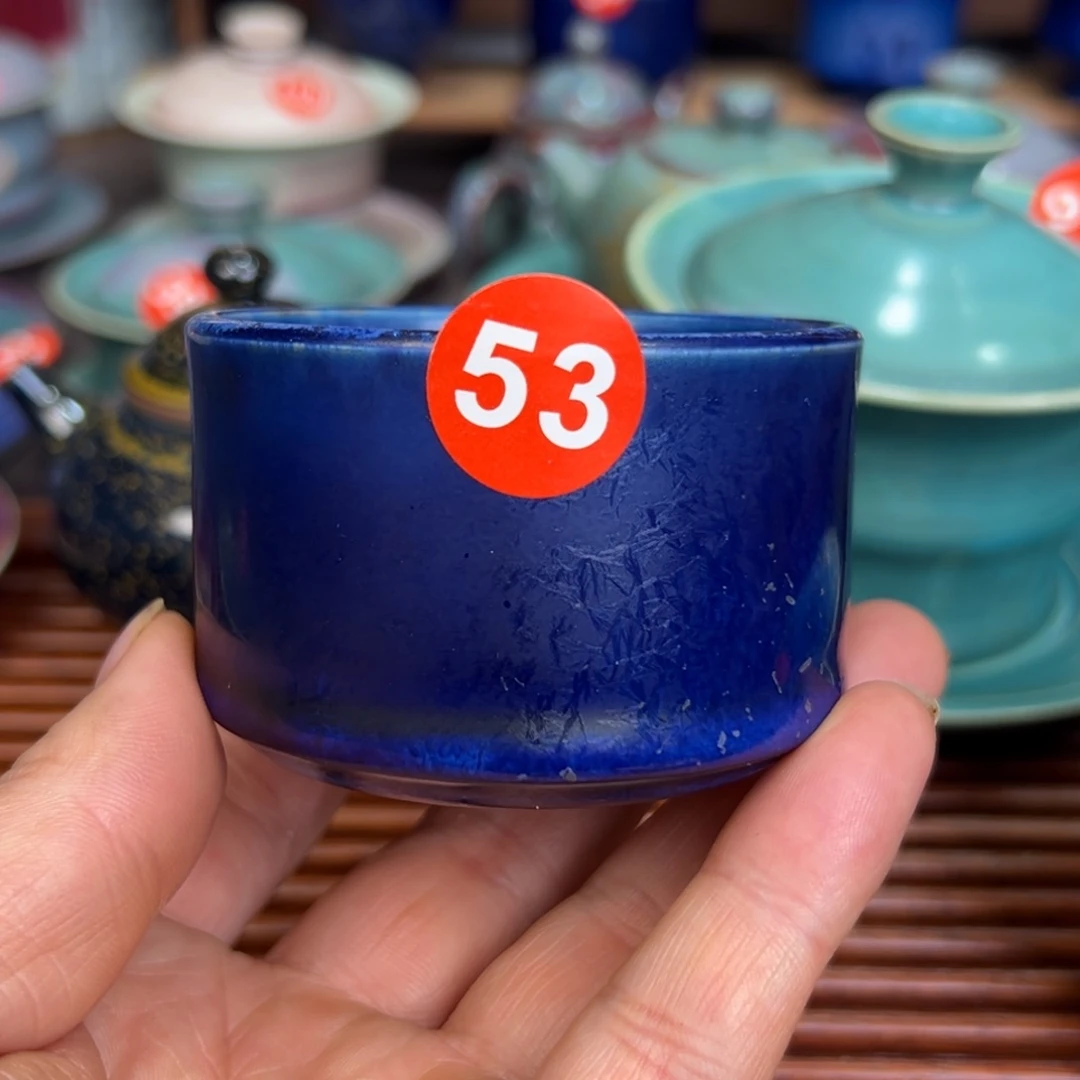 手工制作钧窑茶器