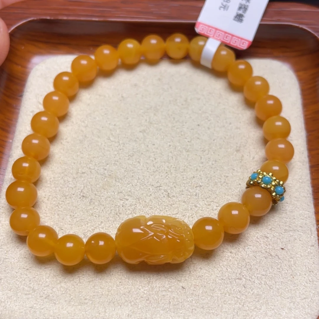 蜜蜡手链未镶嵌手串