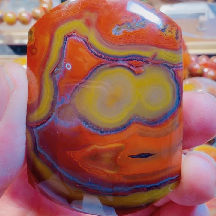 山***烽玛瑙/玉髓未镶嵌吊坠(不含链)