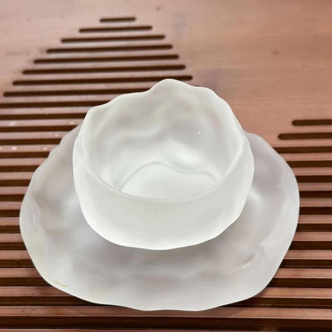 伍家坊水晶玻璃品茗杯琉璃雪释杯