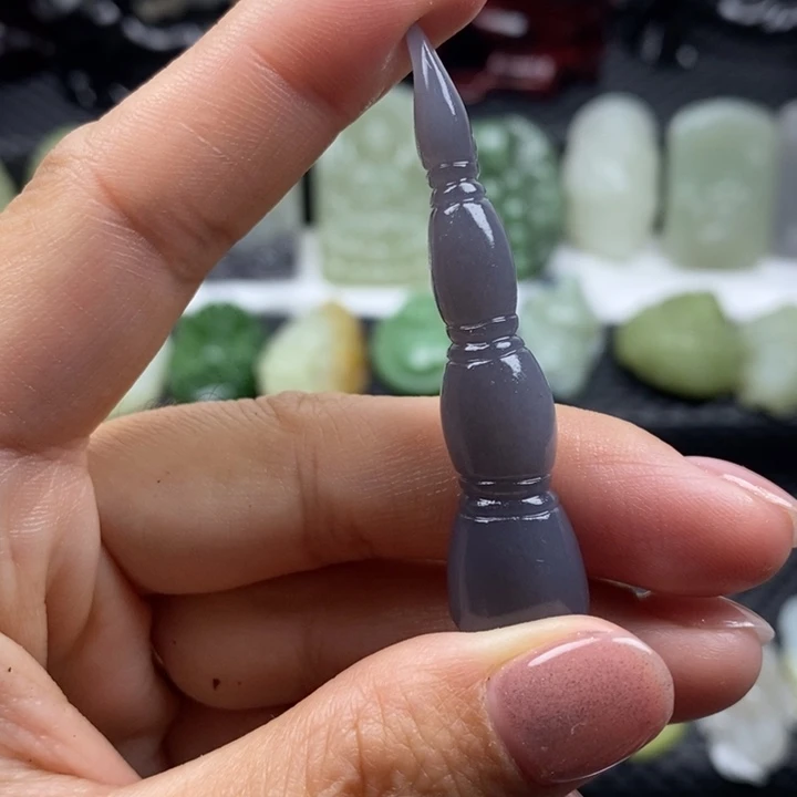 和田玉未镶嵌颈饰57